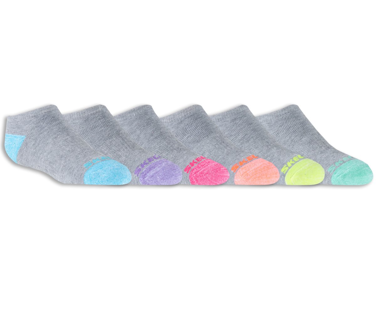 6 Pack Low Cut Walking Socks | Skechers sale
