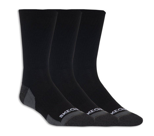 3 Pack Half Terry Crew Socks | Skechers for sale