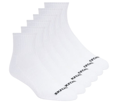 6 Pack Core Quarter Large Socks | Skechers sale