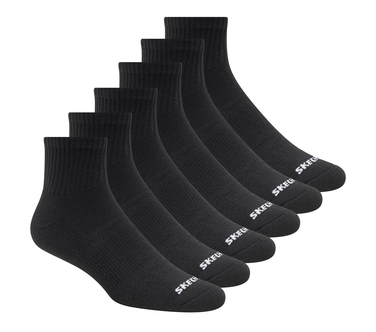 6 Pack Core Quarter Large Socks | Skechers sale