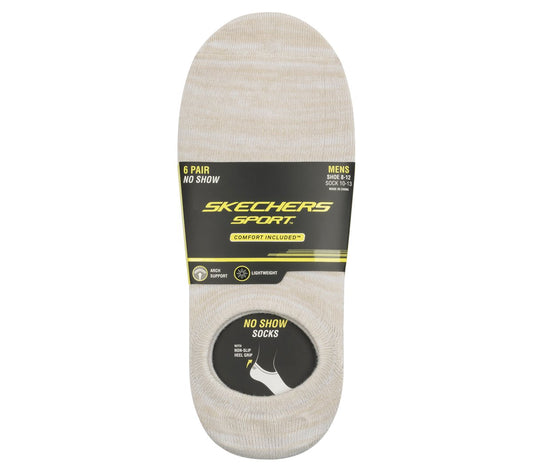 6 Pack Men's Sneaker Liner Socks | Skechers for sale