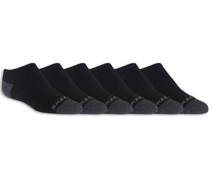 6 Pack Boys' No Show Socks | Skechers for sale - US 1834