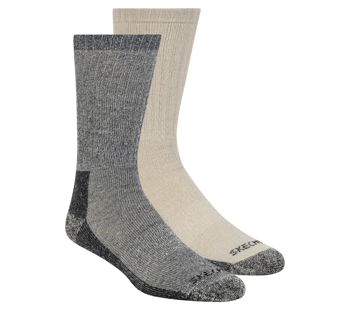 2 Pack Men's Crew Wool Socks | Skechers online - US 8719