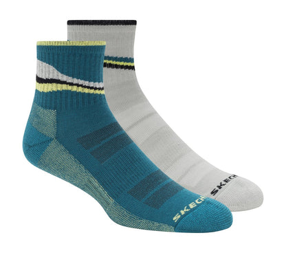 2 Pack Men's Quarter Trail Socks | Skechers outlet - US 2974
